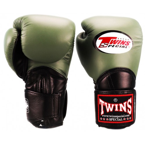 Боксерские перчатки Twins Special (BGVL-11 olive/black)